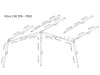 KC Nova 240 előtető rudazat, 976 - 1050 cm