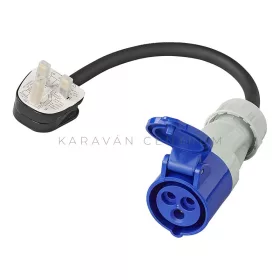   Adapterkábel CEE aljzat - angol dugvilla,  40 cm, 3 x 2,5 mm²