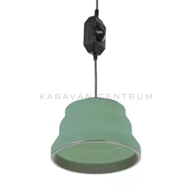 KC0309V01 szilikon LED függőlámpa, zöld