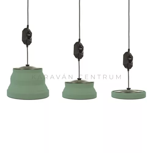 KC0309V01 szilikon LED függőlámpa, zöld
