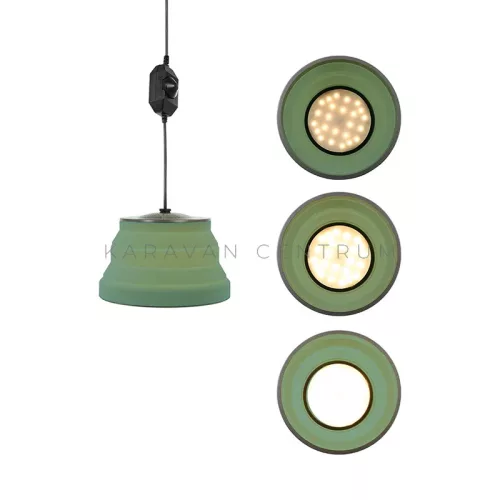 KC0309V01 szilikon LED függőlámpa, zöld