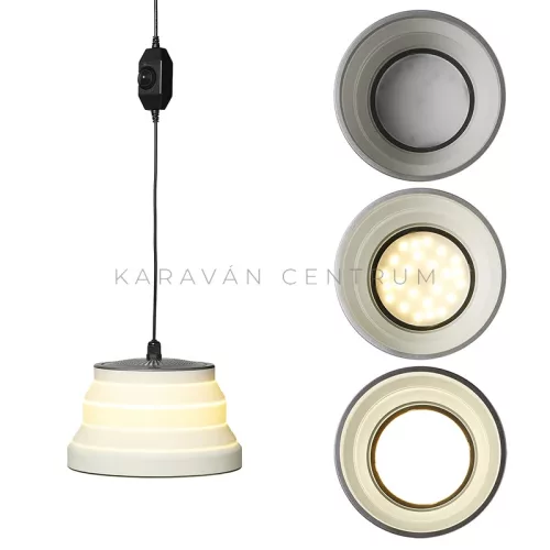 KC0309 szilikon LED függőlámpa, fehér