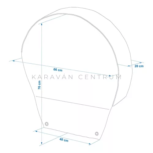 KC Reflex 16" keréktakaró, ø 65 cm