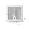 KC0900WH ventilátoros tetőablak 280 x 280 mm, fehér