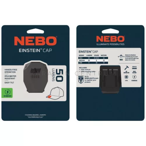 Nebo Einstein CAP akkumulátoros LED sapkalámpa
