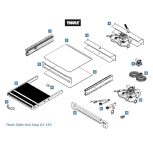 Thule Slide-Out Step G2 12V alkatrészek Thule Slide-Out Step G2 12V alkatrészek