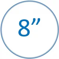 8"