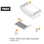 Thule Slide-Out Step Manual alkatrészek